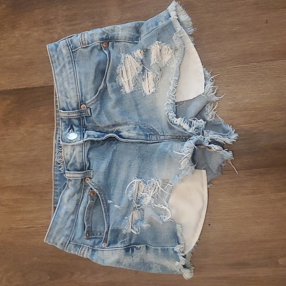 American Eagle Vintage Hi Rise Festival Jean Shorts